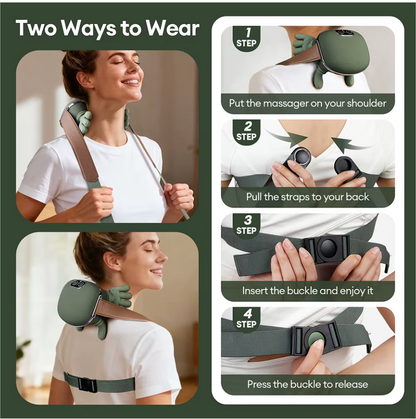 ZenPulse™ Neck & Shoulder Heat Massager
