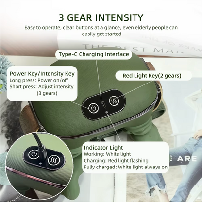 ZenPulse™ Neck & Shoulder Heat Massager